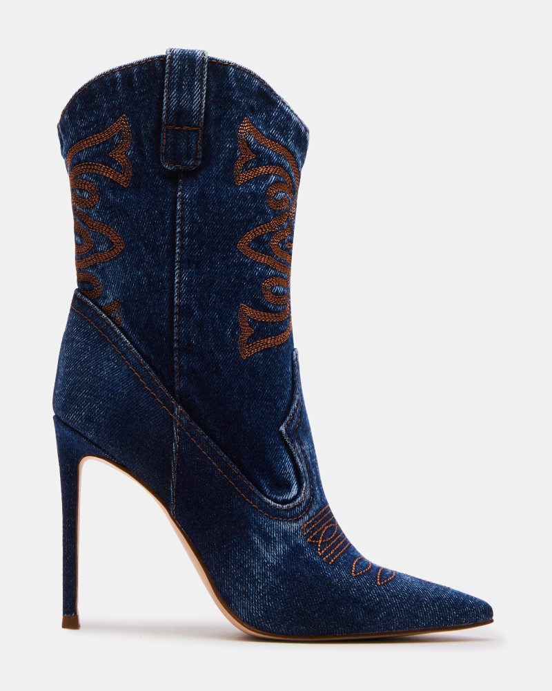 STEVEMADDEN SHOES VENEZIA DENIM FABRIC