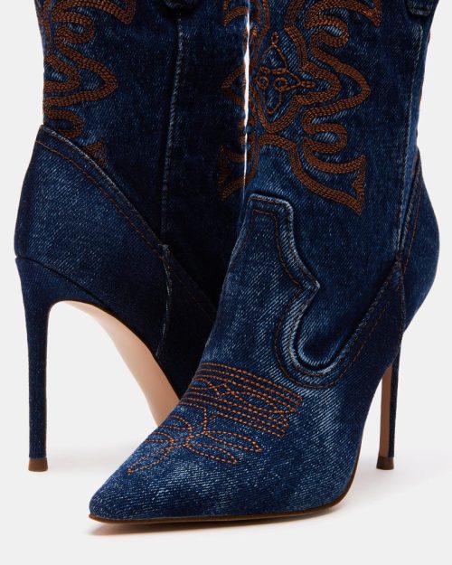 STEVEMADDEN SHOES VENEZIA DENIM FABRIC 04