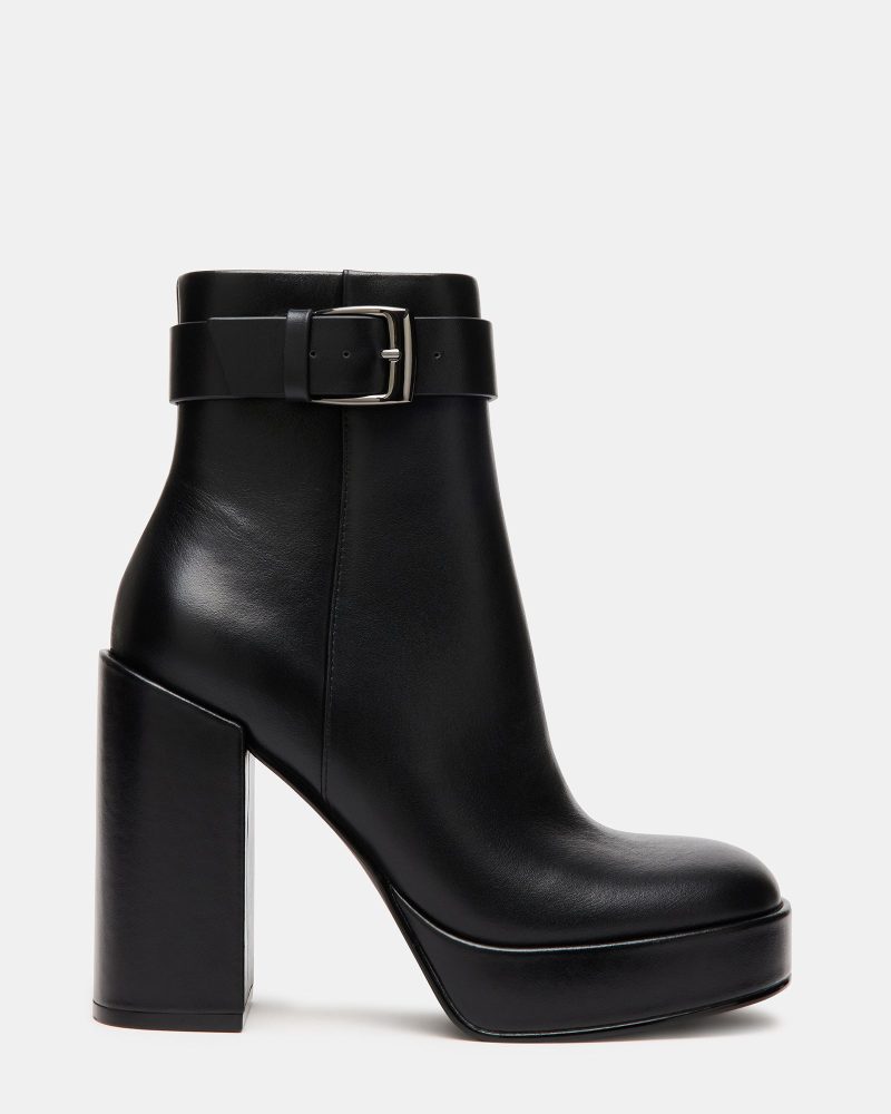 STEVEMADDEN SHOES ZIVA BLACK LEATHER 1